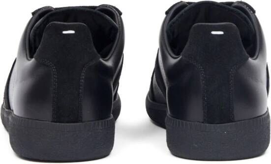 Maison Margiela Replica low-top leather sneakers Black