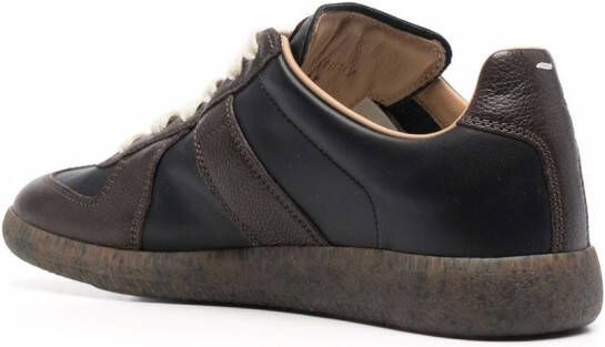 Maison Margiela Replica low-top leather sneakers Black