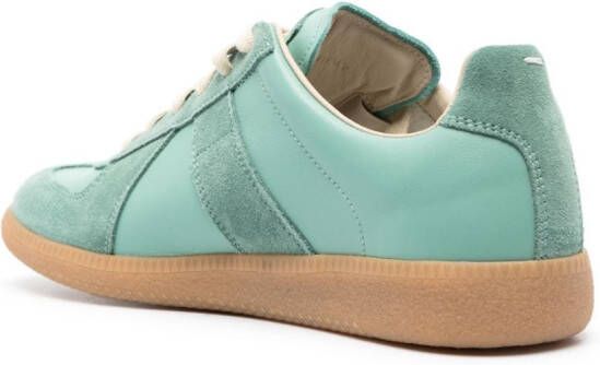 Maison Margiela Replica low-top leather sneakers Green