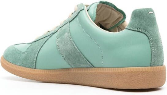 Maison Margiela Replica low-top leather sneakers Green