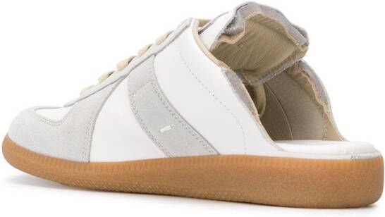Maison Margiela Replica leather slip-on sneakers White