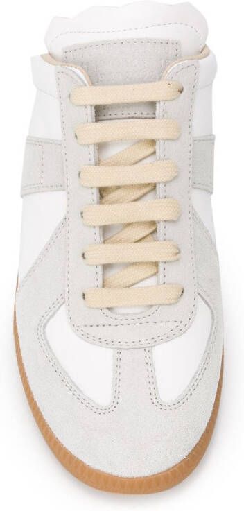 Maison Margiela Replica leather slip-on sneakers White