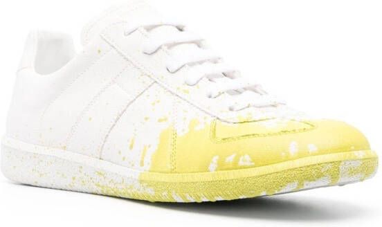 Maison Margiela Replica Paint low-top sneakers White