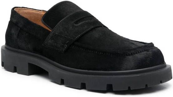 Maison Margiela ridged-sole detail loafers Black