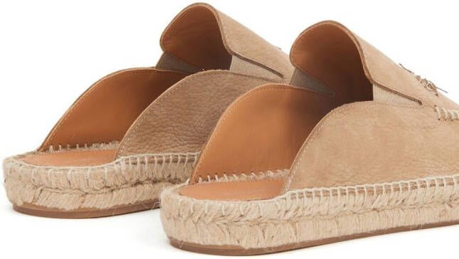 Maison Margiela embroidered espadrille mules Neutrals