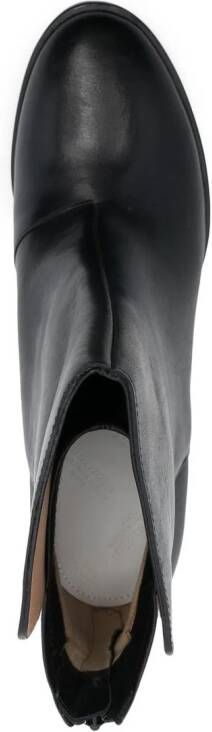 Maison Margiela round toe ankle boots Black