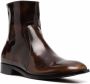 Maison Margiela waxed leather boots Brown - Thumbnail 2