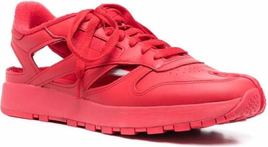 Maison Margiela signature tabi-toe sneakers Red