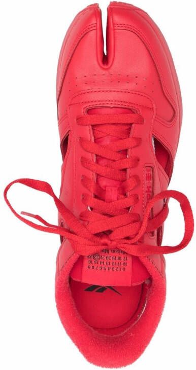 Maison Margiela signature tabi-toe sneakers Red