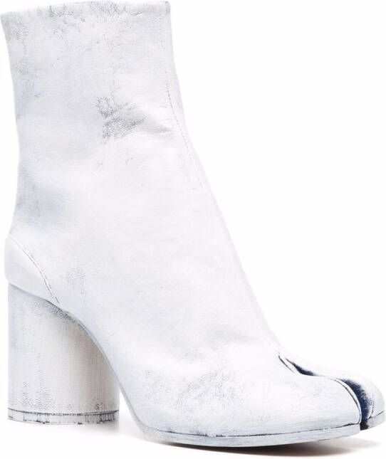 Maison Margiela Tabi Bianchetto 80mm ankle boots White