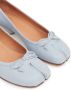 Maison Margiela Tabi 30mm leather ballerina pumps Blue - Thumbnail 4