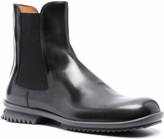 Maison Margiela square toe Chelsea boots Grey