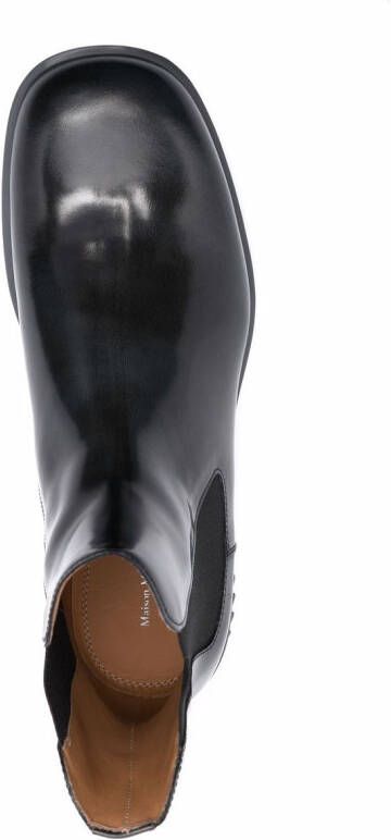 Maison Margiela square toe Chelsea boots Grey