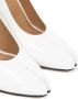 Maison Margiela Tabi 110mm patent-leather pumps White - Thumbnail 4