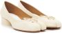 Maison Margiela Tabi 30mm leather ballerina pumps White - Thumbnail 2