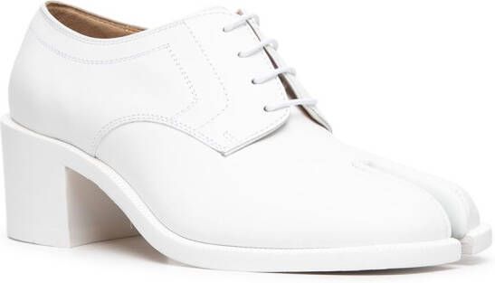 Maison Margiela Tabi 55mm lace-up shoes White