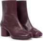 Maison Margiela Tabi 60mm leather ankle boots Purple - Thumbnail 1