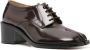 Maison Margiela Tabi 60mm leather oxford shoes Brown - Thumbnail 2