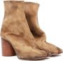Maison Margiela Tabi 60mm suede ankle boots Brown - Thumbnail 2