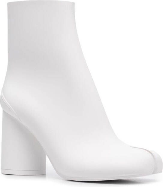 Maison Margiela Tabi 80mm ankle boots White