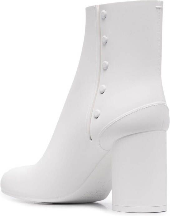 Maison Margiela Tabi 80mm ankle boots White