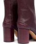Maison Margiela Tabi 80mm leather ankle boots Purple - Thumbnail 3