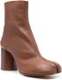 Maison Margiela Tabi 80mm leather ankle boots Brown - Thumbnail 2