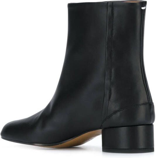 Maison Margiela Tabi 30mm leather ankle boots Black