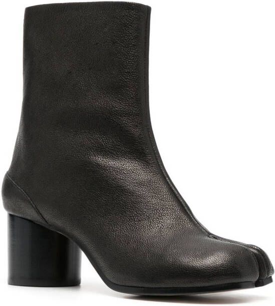 Maison Margiela Tabi 60mm leather ankle boots Black