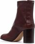 Maison Margiela Tabi 80mm leather ankle boots Brown - Thumbnail 3