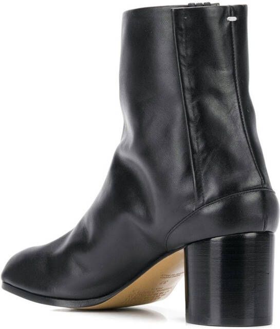 Maison Margiela Tabi 60mm leather ankle boots Black