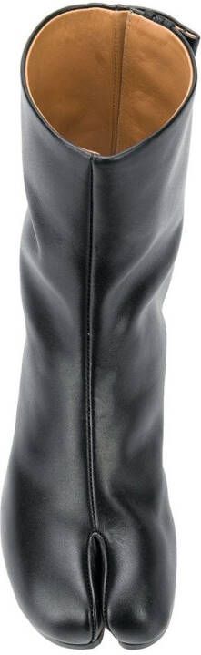 Maison Margiela Tabi 60mm leather ankle boots Black