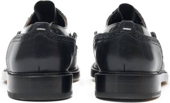 Maison Margiela Tabi Monster leather brogues Black