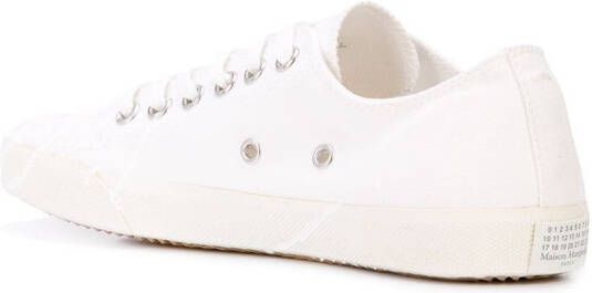 Maison Margiela Tabi paint-splatter sneakers White