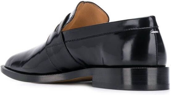 Maison Margiela Tabi leather loafers Black