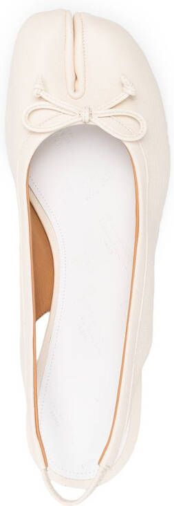 Maison Margiela Tabi 40mm slingback pumps Neutrals