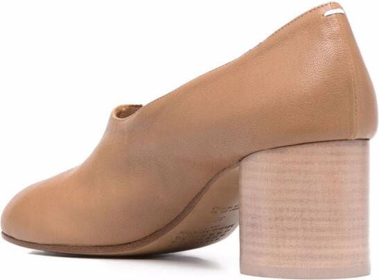 Maison Margiela Tabi 60mm decollete pumps Brown