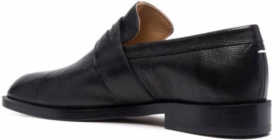 Maison Margiela Tabi leather loafers Black