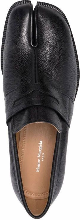 Maison Margiela Tabi leather loafers Black