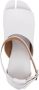 Maison Margiela Tabi 80mm leather sandals White - Thumbnail 4