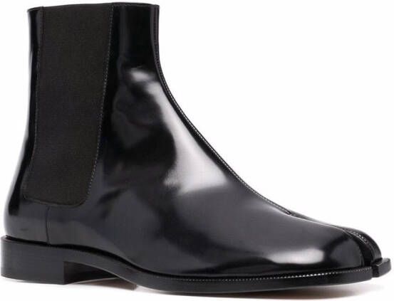 Maison Margiela Tabi leather Chelsea boots Black