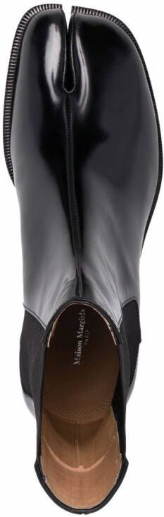 Maison Margiela Tabi leather Chelsea boots Black