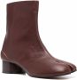 Maison Margiela Tabi 30mm leather ankle boots Red - Thumbnail 2