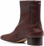 Maison Margiela Tabi 30mm leather ankle boots Red - Thumbnail 3