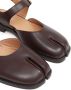 Maison Margiela Tabi ankle-strap leather sandals Brown - Thumbnail 4