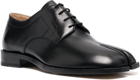 Maison Margiela Tabi leather derby shoes Black