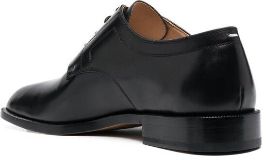 Maison Margiela Tabi leather derby shoes Black