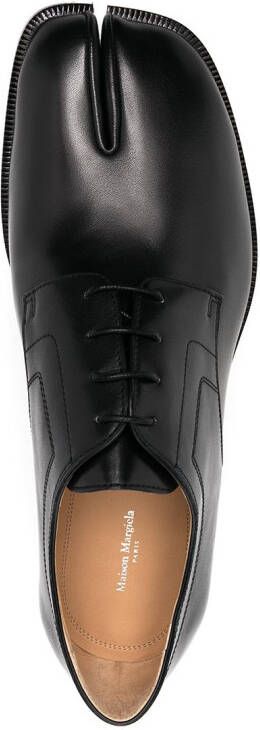 Maison Margiela Tabi leather derby shoes Black