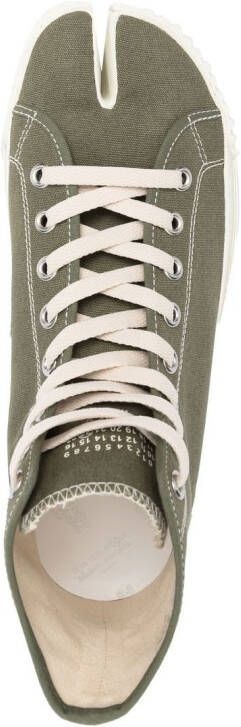 Maison Margiela Tabi-toe high-top sneakers Green