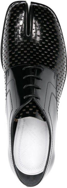 Maison Margiela Tabi-toe lace-up shoes Black